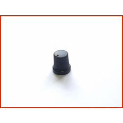 Ручка управления переменного резистора черная D=17, H=18mm, оптом от 100 шт.