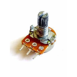 Переменный резистор (потенциометр) 1 кОм (B1K) Mono L=15mm оптом от 10 шт